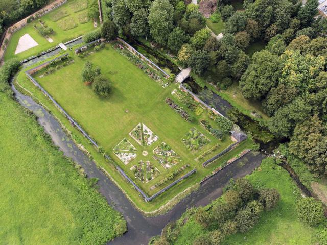 Potager du château d'Acquigny en Normandie