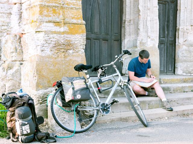 Tourisme à vélo au Mesnil-Jourdain