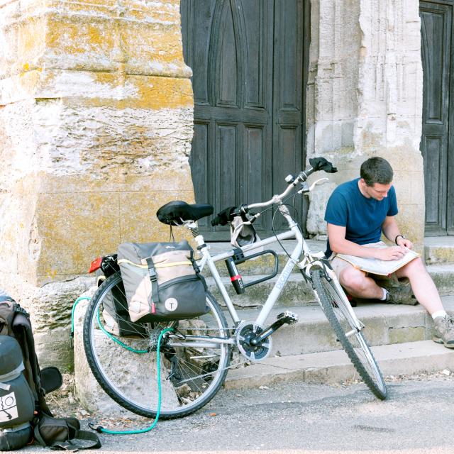 Tourisme à vélo au Mesnil-Jourdain