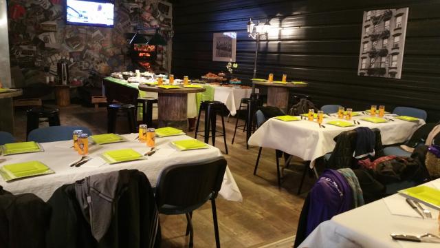 Buffet de l'Urban Paintball Indoor à Val-de-Reuil dans l'Eure en Normandie