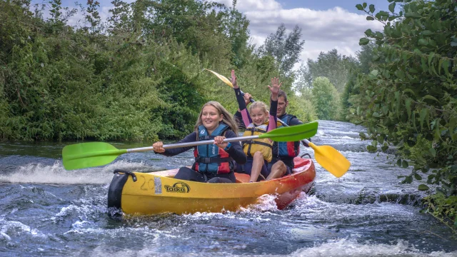 Descente de la rivière de l'Eure en canoë kayak