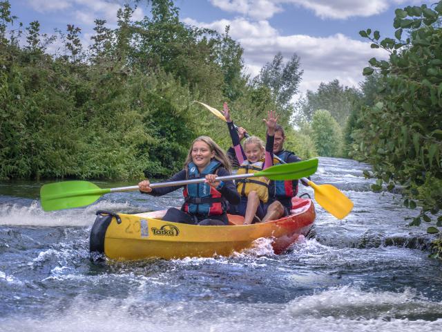 Descente de la rivière de l'Eure en canoë kayak