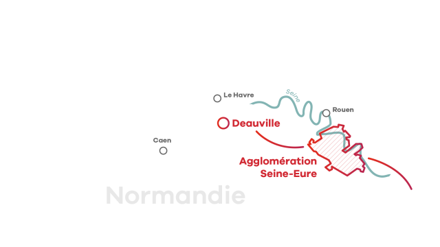 Carte Office Du Tourisme Entre Paris Et Deauville