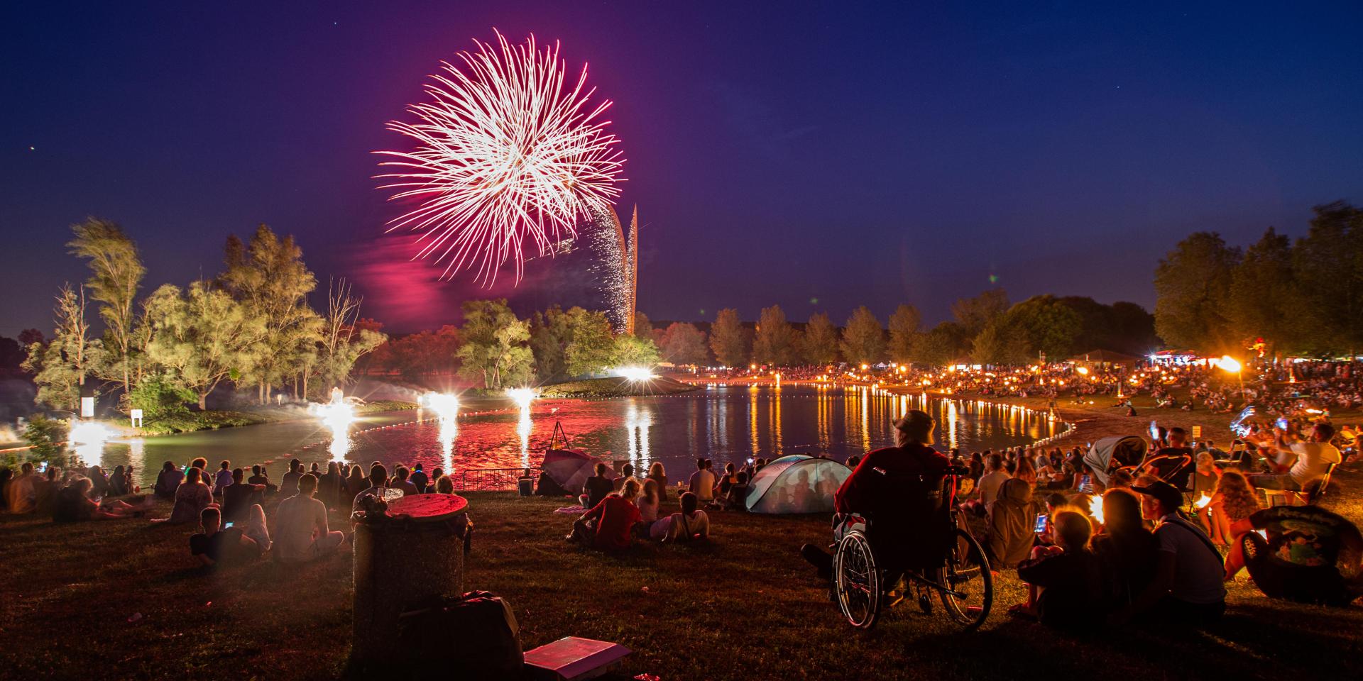 Spectacle de pyrotechnie des Embarqués 2022