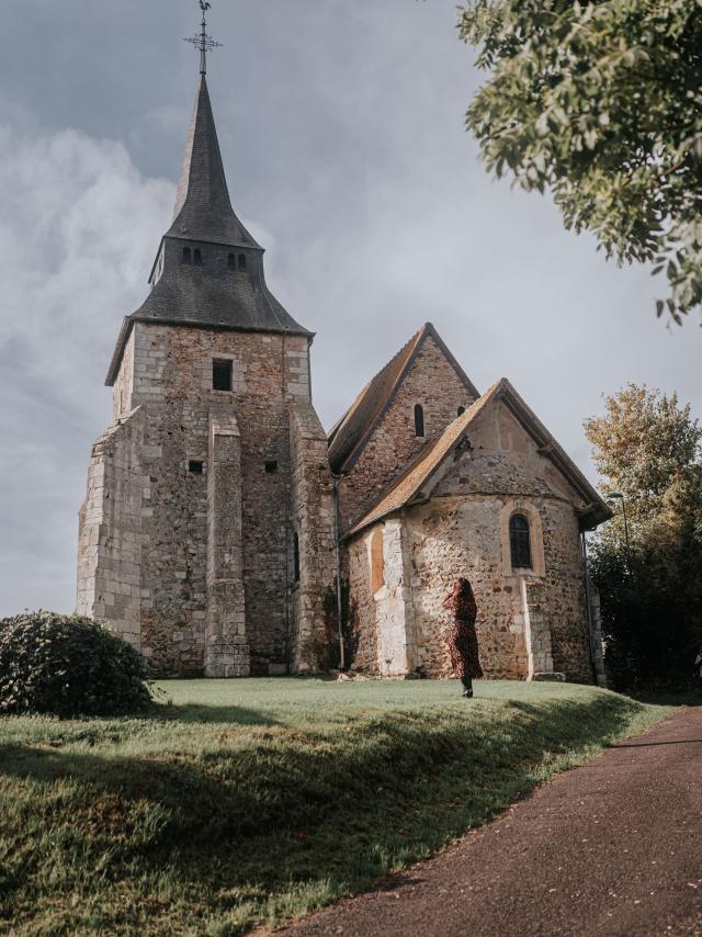 Vue de l'église de Venables