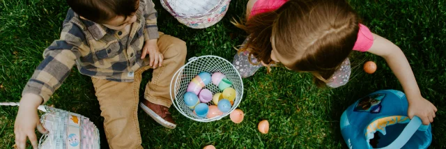 Chasse aux œufs de Pâques