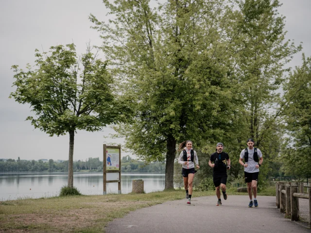 Trail Avec Sylvaine Cussot - Lac De Poses