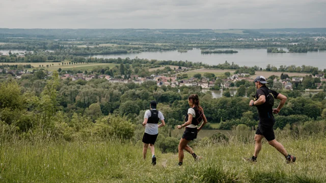 Trail Avec Sylvaine Cussot - Panorama Des Deux Amants à Amfreville-Sous-Les-Monts