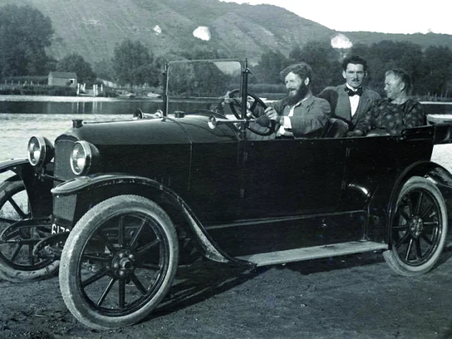 Au Volant Marcel Niquet Le Peintre Collection Particuliere Asso B