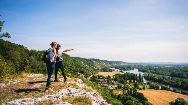 Rando sur les coteaux à Connelles