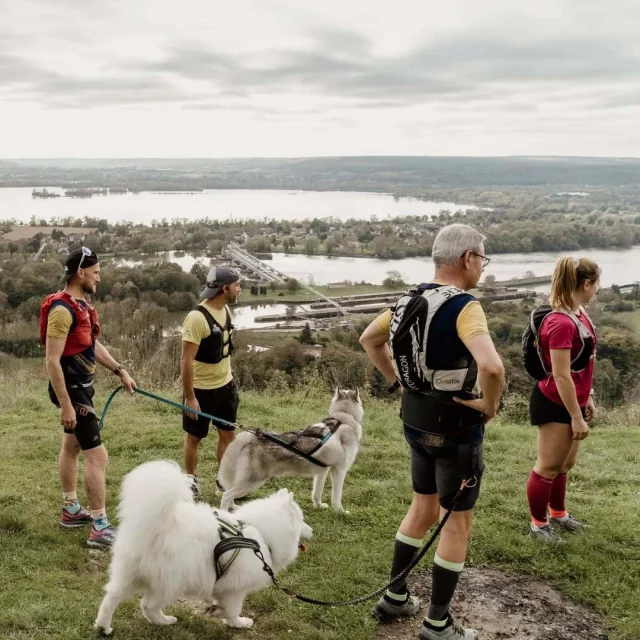 Canitrail sur la côte des Deux-Amants