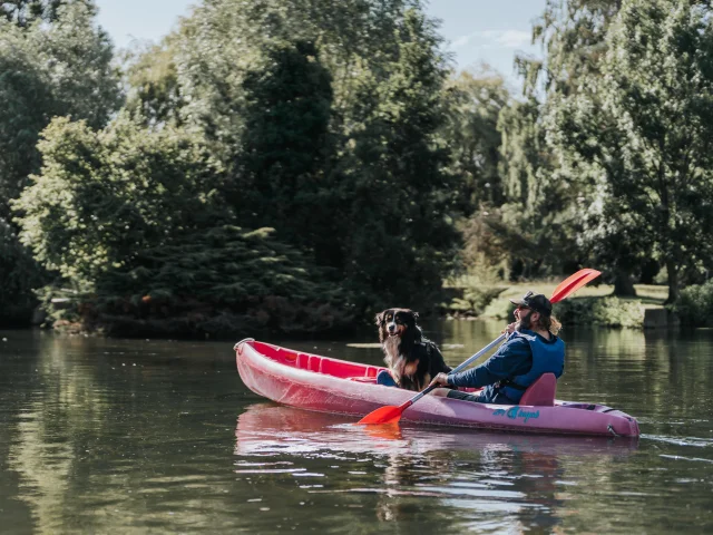 Canoe Kayak Chien Seine Eure Normandie