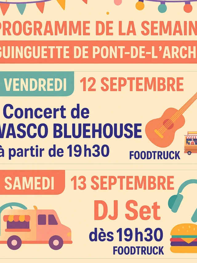 Programme Guinguette 12 et 13 septembre 2025