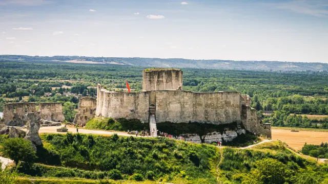 Vue sur Château Gaillard aux Andelys