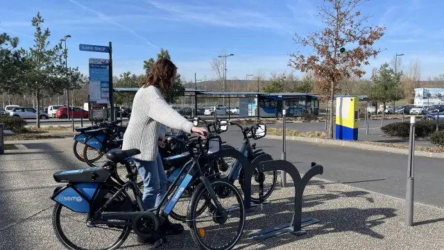 Station VLS - Gare de Val-de-Reuil