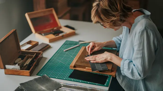 Prisca Joubert relieur d'Art au Vaudreuil