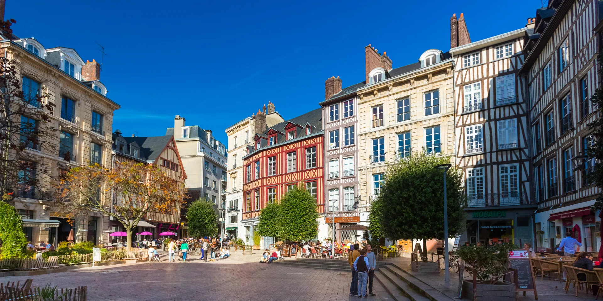 Rouen city center