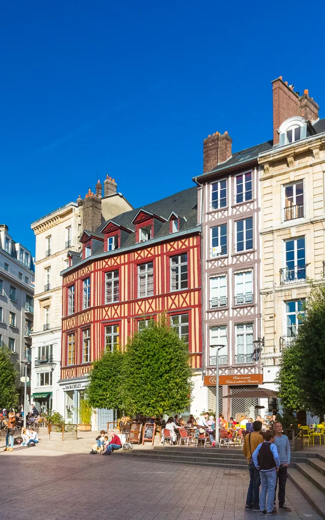 Stadtzentrum von Rouen