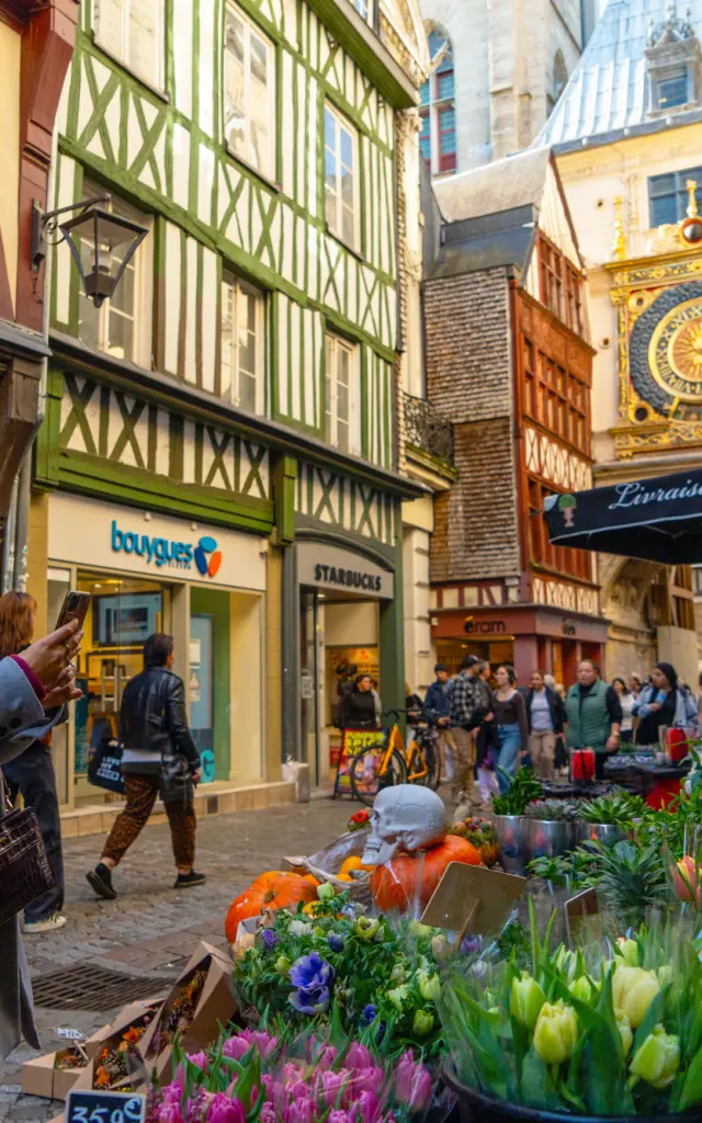 Rouen - Rue du Gros-Horloge
