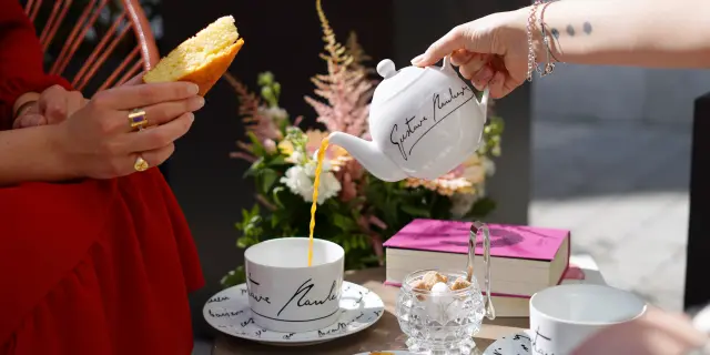 Goûter à l'hôtel Flaubert Rouen ©DNT