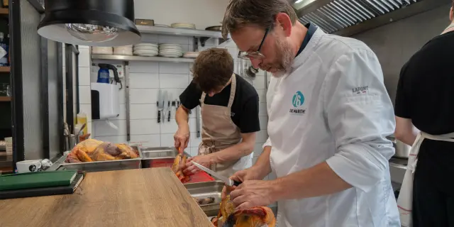 Grand Repas Restaurant La Source Veules Les Roses ©V.debels