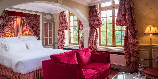 Prestige vue sur la chambre Alantreibecq < Château de Courcelles