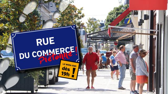 Rue piétonne - Rue du Commerce < Soissons