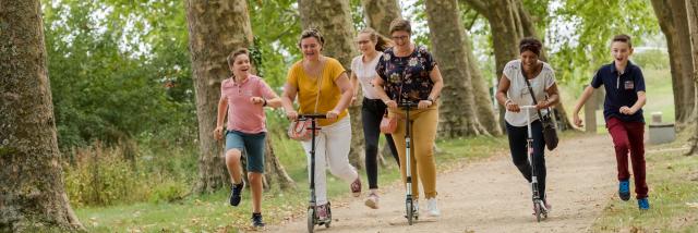 Les plus grands s'amusent aussi sur les berges de l'Aisne < Soissons