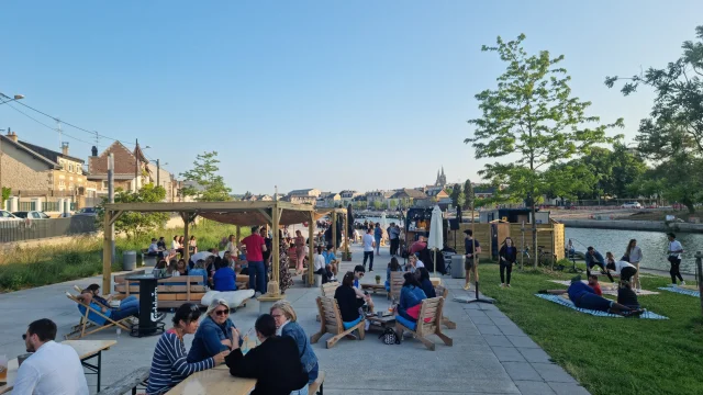 Les berges de l'Aisne de Soissons