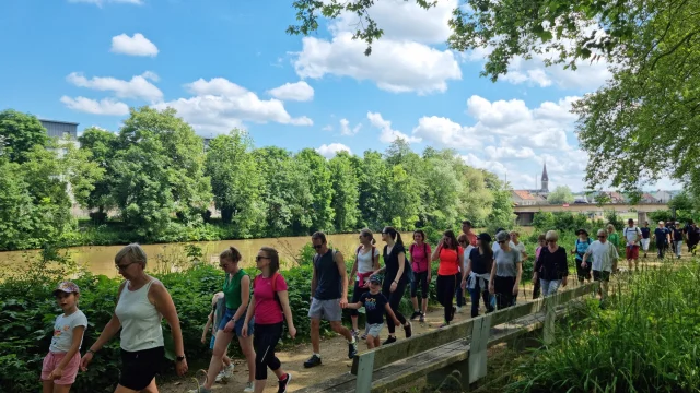 Initiations sportives sur les berges de l'Aisne de Soissons
