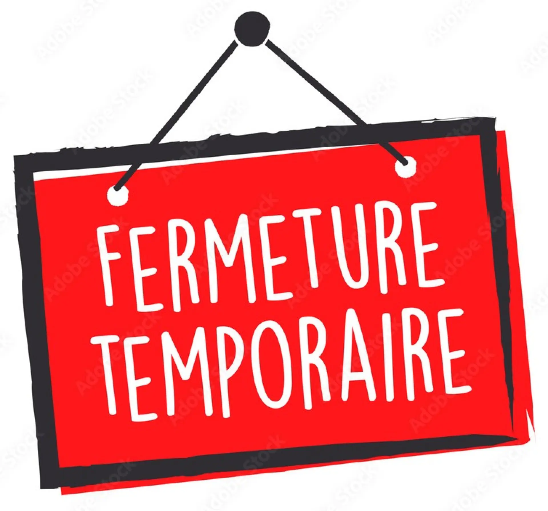 Image Fermeture Temporaire