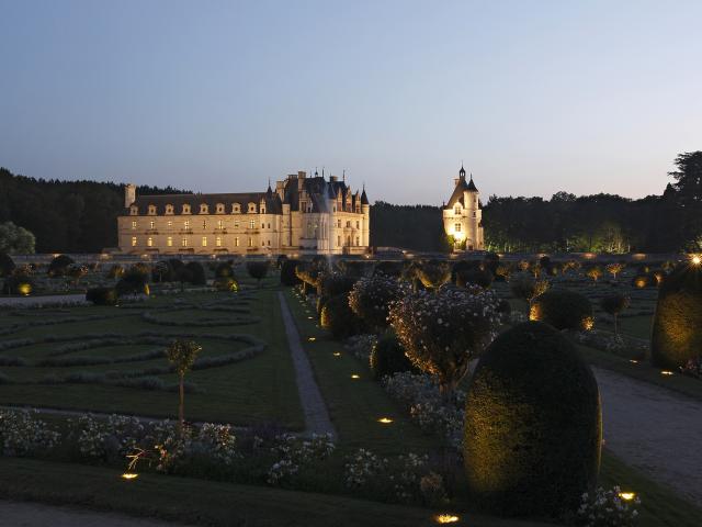 Promenades nocturnes à Chenonceau