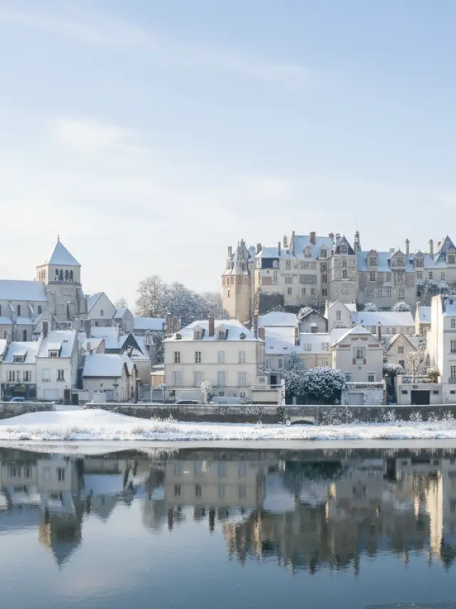 Cité médiévale de Saint Aignan en hiver