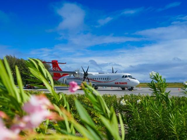 Air Tahiti in Bora Bora