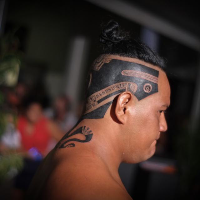 Tatouage Portrait Tahiti Tourisme ©g. Boissy Alesimedia
