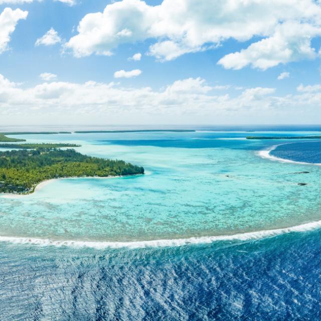 Panoramic View of Tetiaroa - Tahiti Tourisme © Tahiti Fly Shoot
