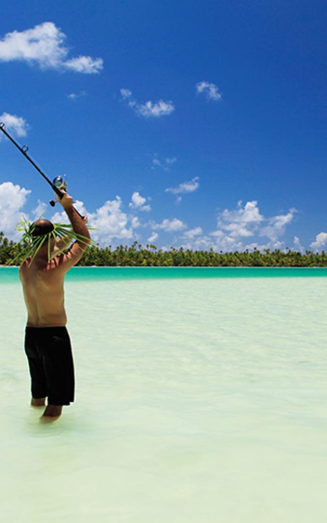 Pêcheur à Manihi