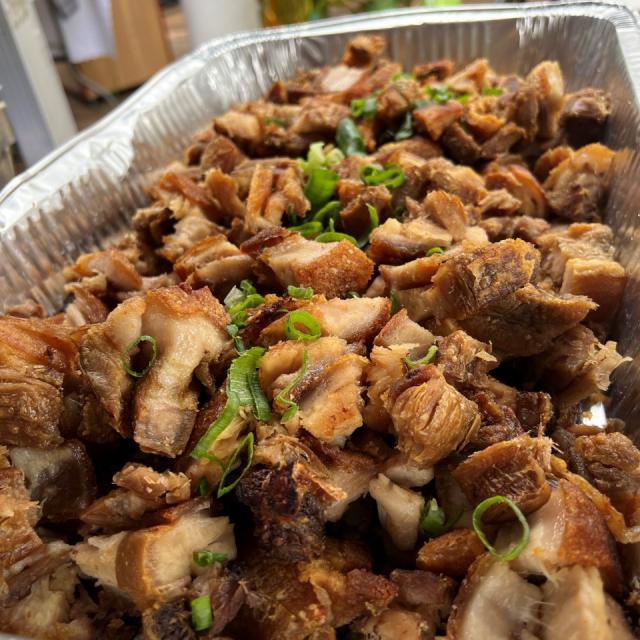 Grilled Pork Pua Roti