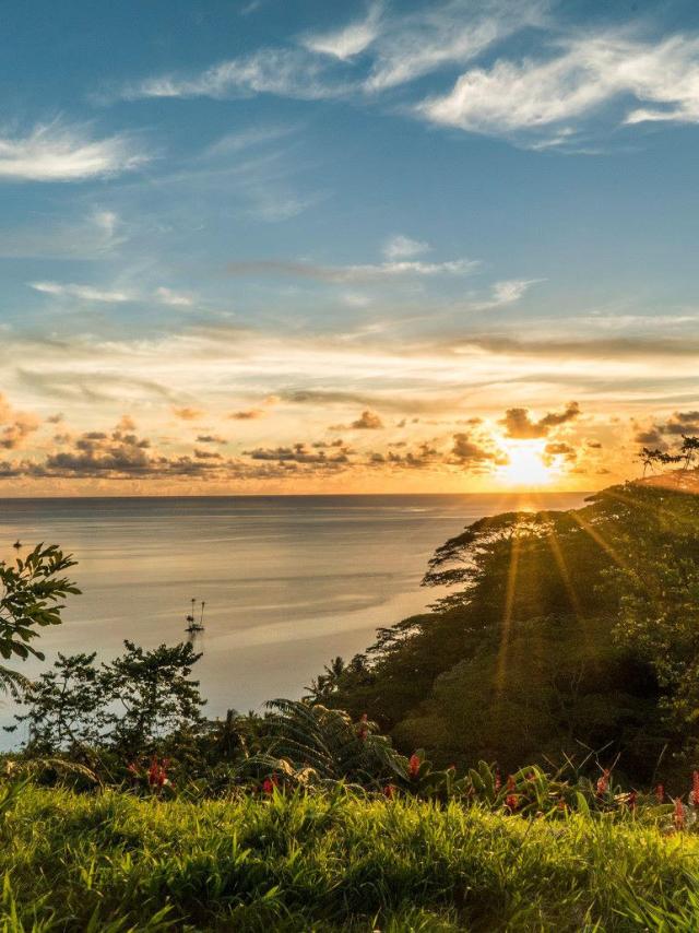 Sunset A Raiatea Tahiti Tourisme Audrey Svoboda Bur