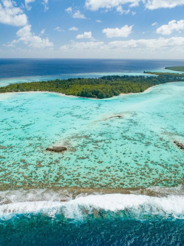 Vue Drone Du Lagon De Tetiaroa Tahiti Tourisme Tahiti Fly Shoot Bur