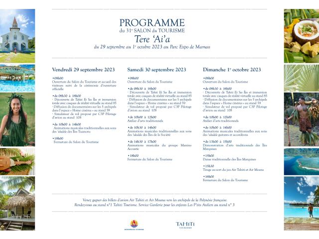 Utilitaire A4 Salon Du Tourisme Septembre 2023 Programme