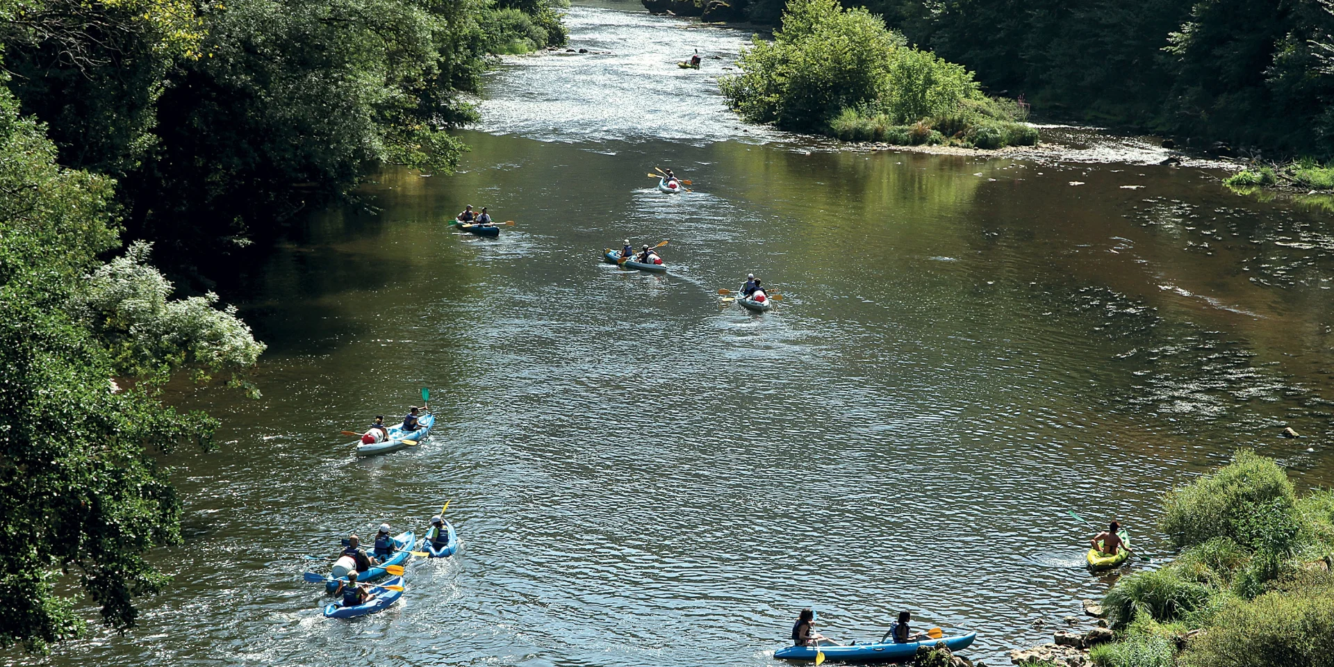 Canoë dans les Gorges de l'Aveyron