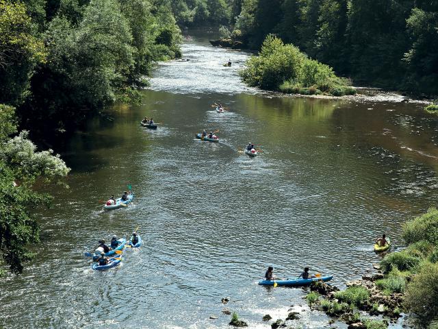 Canoë dans les Gorges de l'Aveyron