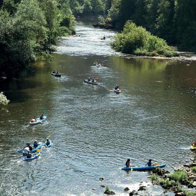 Canoë dans les Gorges de l'Aveyron