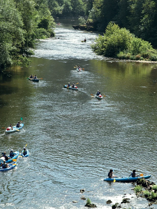Canoë dans les Gorges de l'Aveyron