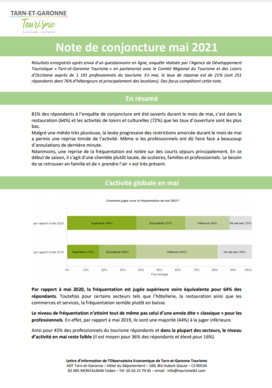 Note Conjoncture Mai 2021