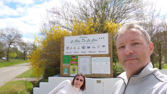 Camping Le Clos De La Lere Panneau D'entrée