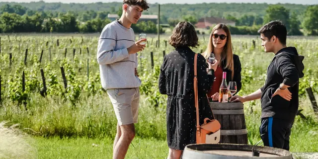 Dégustation de vins au Château Boujac