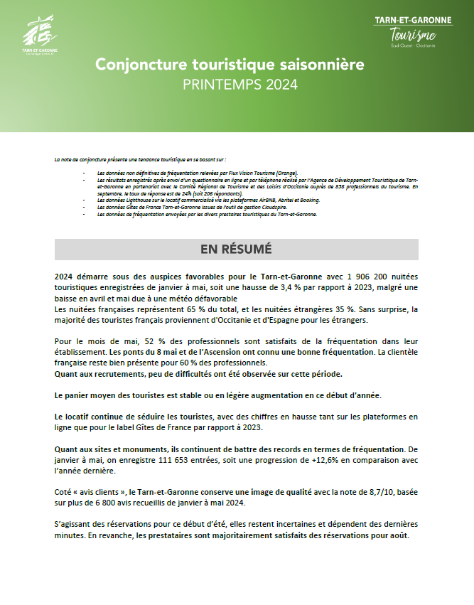 Note Conjoncture avril mai 2024