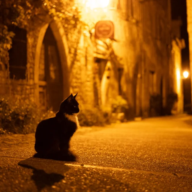 Adt82 Lescoflocs Bruniquel Chat De Nuit 05733 Bd